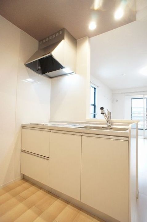 福島県いわき市四倉町上仁井田字南浜(アパート)の賃貸物件のキッチン