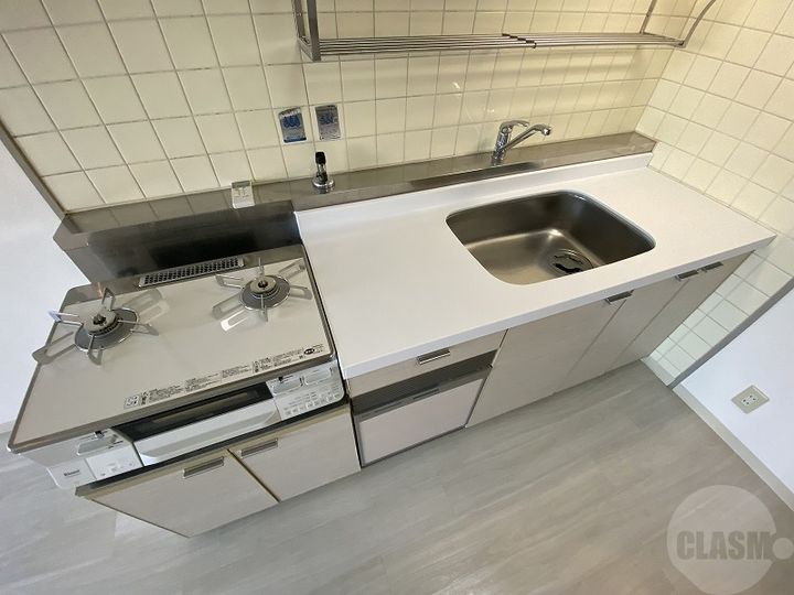 大阪府大阪市東淀川区豊里3(マンション)の賃貸物件のキッチン