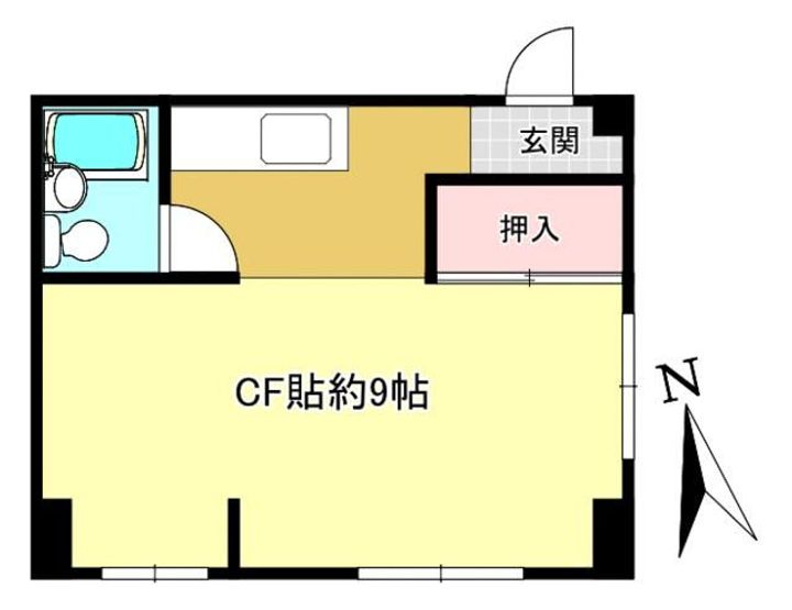 第二メゾン北原の間取り