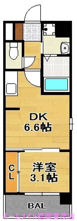 福岡県福岡市早良区次郎丸1(マンション)の賃貸物件の間取り