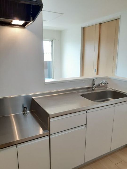 栃木県栃木市大平町下皆川(アパート)の賃貸物件のキッチン