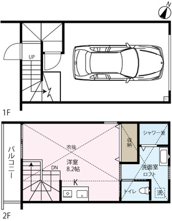 inCELL ADMIT 袖ヶ浦の間取り