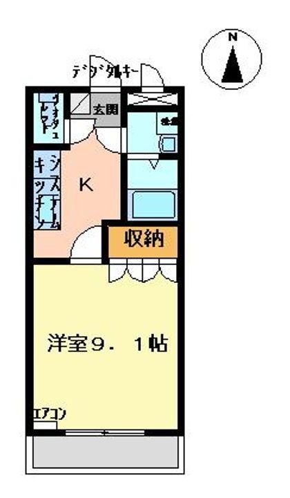 グランディールヨシダの間取り