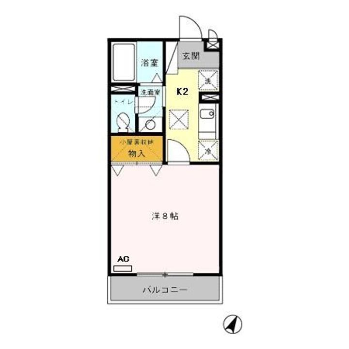 アルカディアの間取り