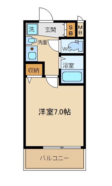 KDXレジデンス西院の間取り