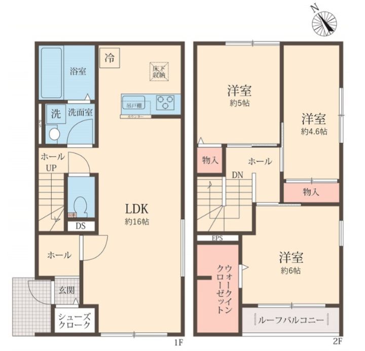 埼玉県志木市幸町1(一戸建)の賃貸物件の間取り