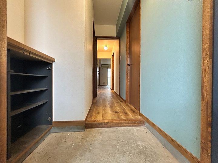 コーポみなもとの玄関