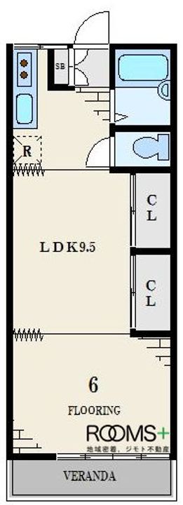 ハウス横倉の間取り