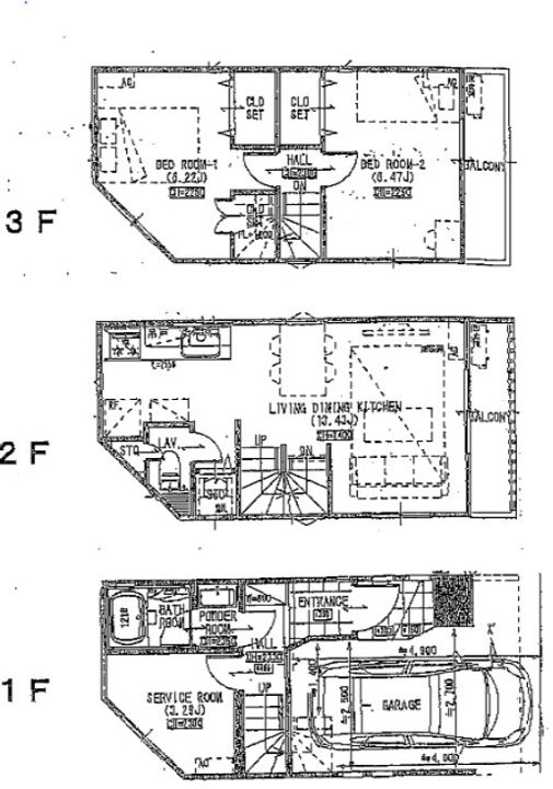 東京都渋谷区恵比寿2(一戸建)の賃貸物件の間取り