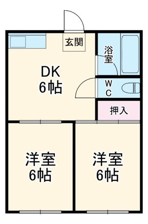 セラミックハイツ秋山の間取り