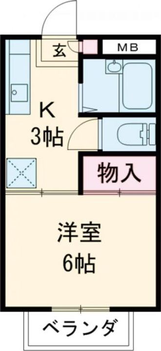 フラッツLの間取り