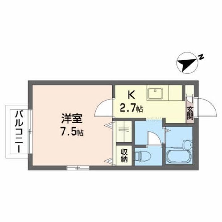 シャーメゾンディアスBの間取り