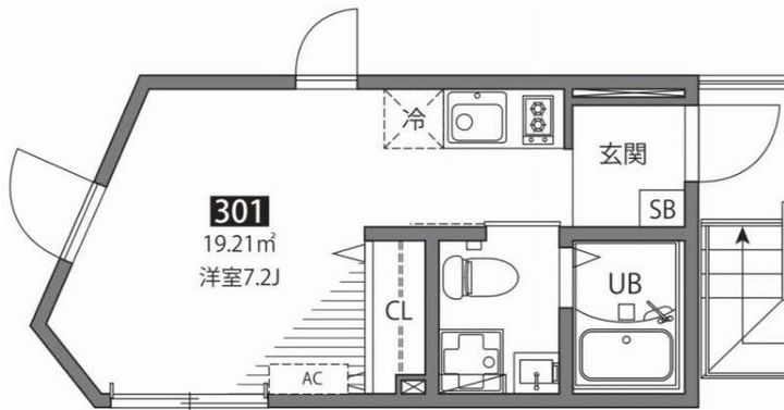 東京都世田谷区南烏山6(アパート)の賃貸物件の間取り