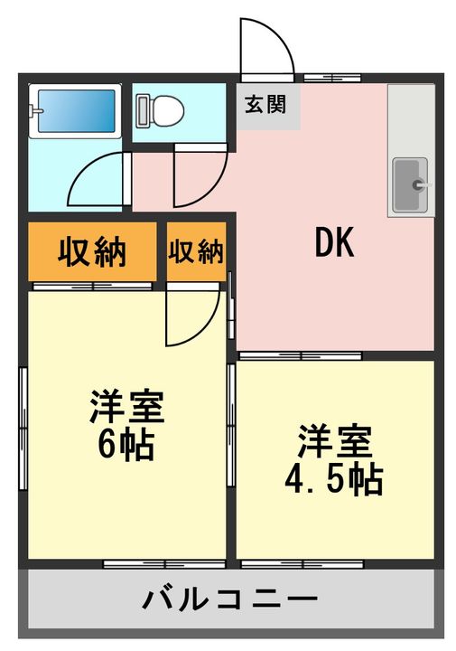 東京都江戸川区南篠崎町4(アパート)の賃貸物件の間取り