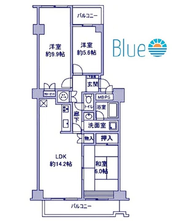 鎌倉グリーンマンションの間取り