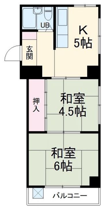 白山パレドールの間取り