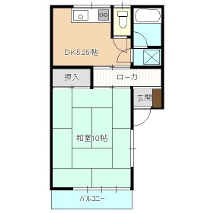 コーポレーション都南の間取り