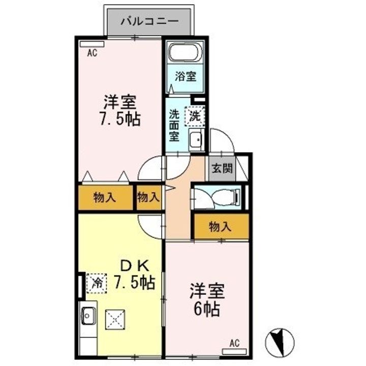 ふぁみーる萌の間取り