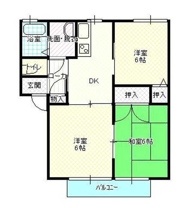 山形県山形市小立3(アパート)の賃貸物件の間取り