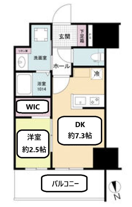 ブランシエスタ都島通の間取り