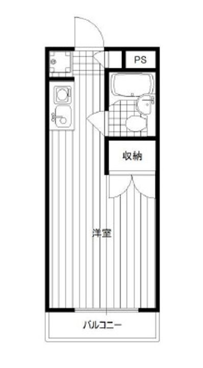東京都八王子市小比企町(マンション)の賃貸物件の間取り