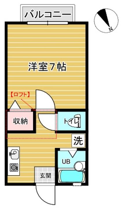 エクセルシャトー川平1の間取り