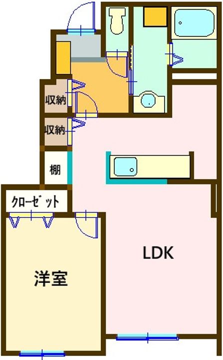 St・pal中里Iの間取り