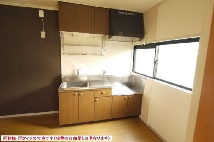 京都府京都市西京区山田平尾町(アパート)の賃貸物件のキッチン
