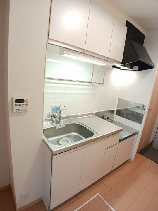 福島県福島市丸子字御山越(マンション)の賃貸物件のキッチン