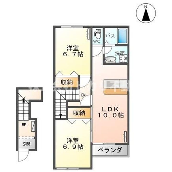 アヴァンスAの間取り