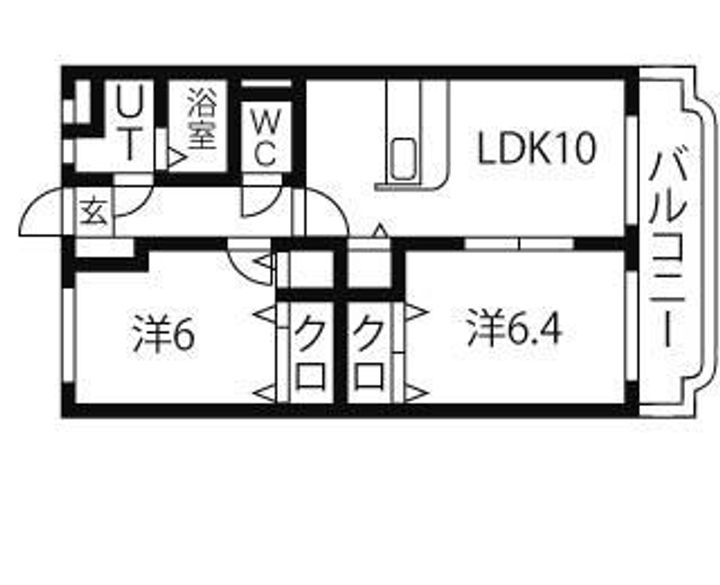 栃木県小山市駅南町6(マンション)の賃貸物件の間取り