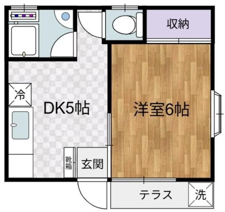 東京都世田谷区成城3(アパート)の賃貸物件の間取り