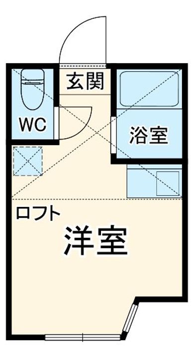 ユナイト芹ヶ谷アゾレスの間取り