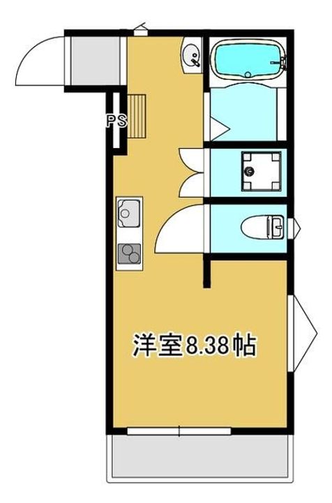 東京都八王子市中野町(アパート)の賃貸物件の間取り