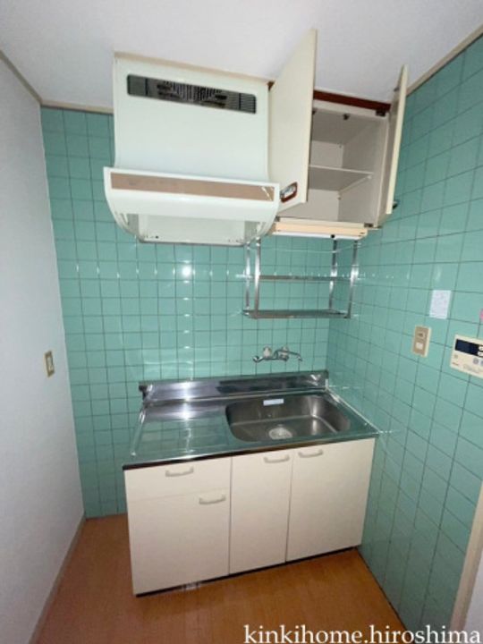 広島県広島市佐伯区楽々園4(マンション)の賃貸物件のキッチン