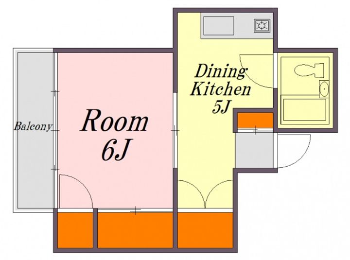 広島県広島市佐伯区楽々園4(マンション)の賃貸物件の間取り