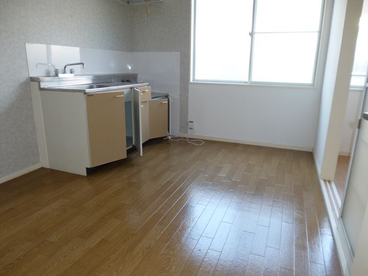 岡山県玉野市八浜町見石(アパート)の賃貸物件のキッチン