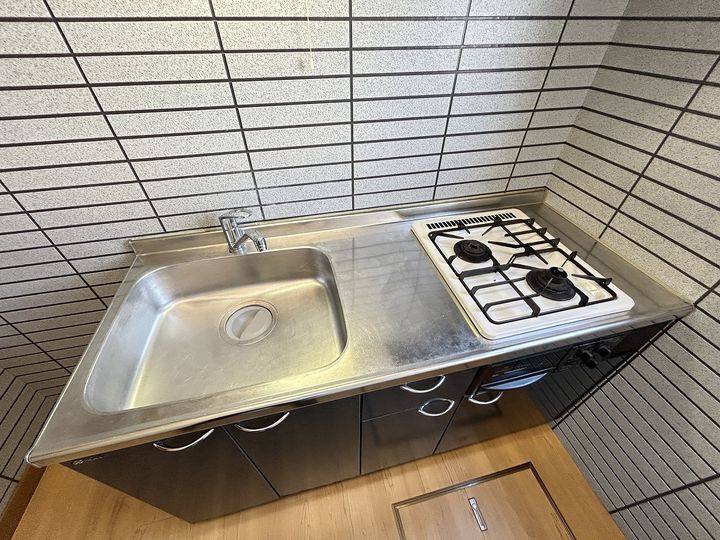 熊本県菊池市泗水町吉富(アパート)の賃貸物件のキッチン