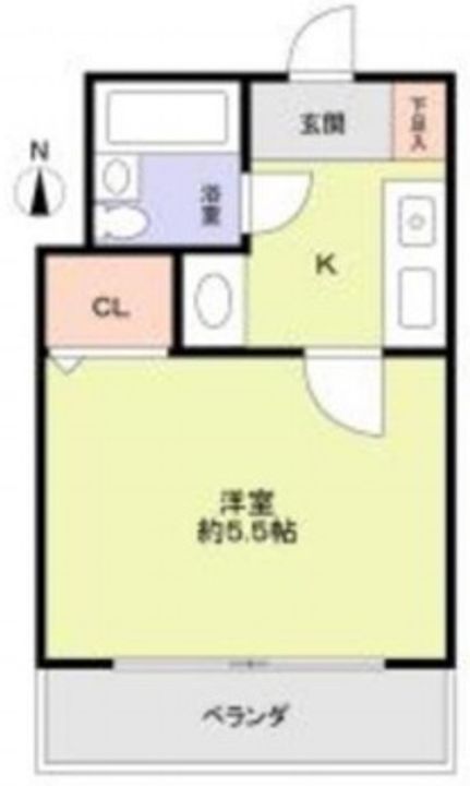 大阪府大阪市平野区平野馬場2(マンション)の賃貸物件の間取り