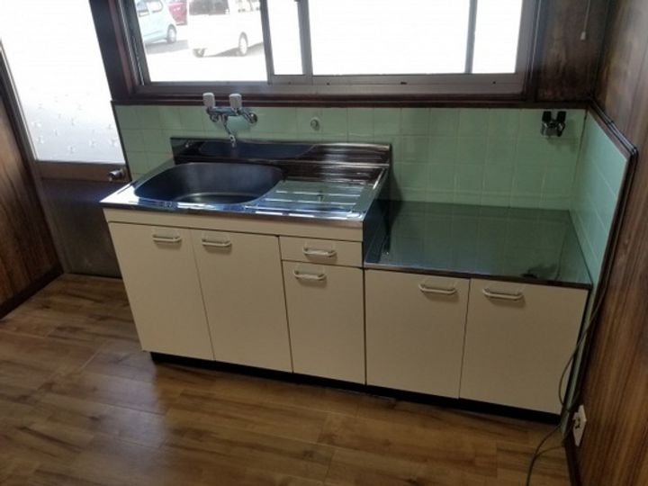 岡山県岡山市南区福浜西町(一戸建)の賃貸物件のキッチン