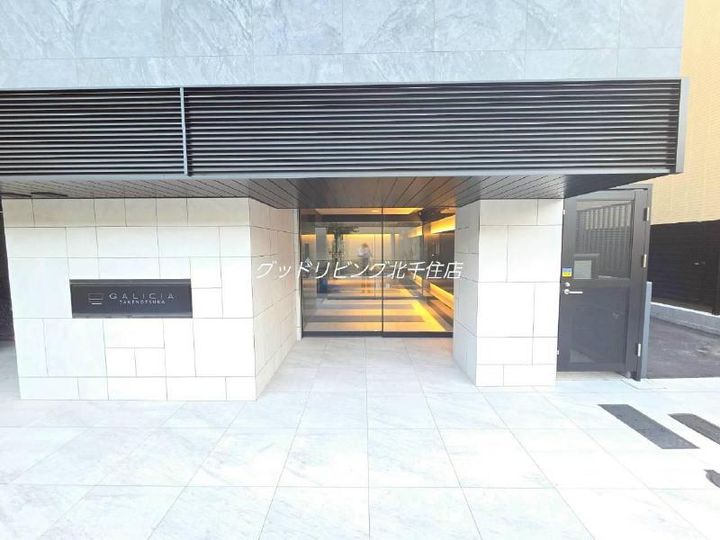 ガリシア竹ノ塚の地図