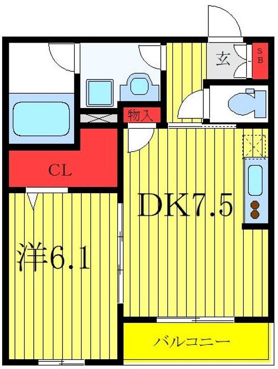 ラ・ルーチェ蓮根の間取り