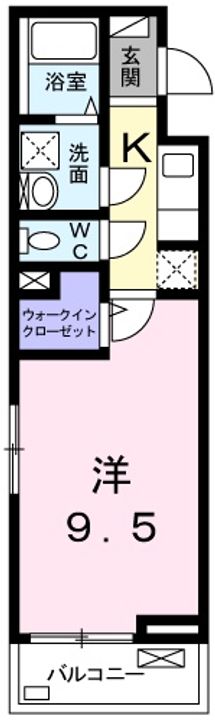 兵庫県加西市北条町北条(アパート)の賃貸物件の間取り