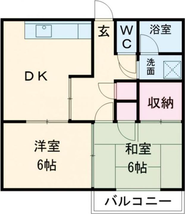 篠原マンションの間取り