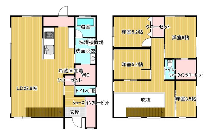 熊本県菊池郡大津町大字室(一戸建)の賃貸物件の間取り