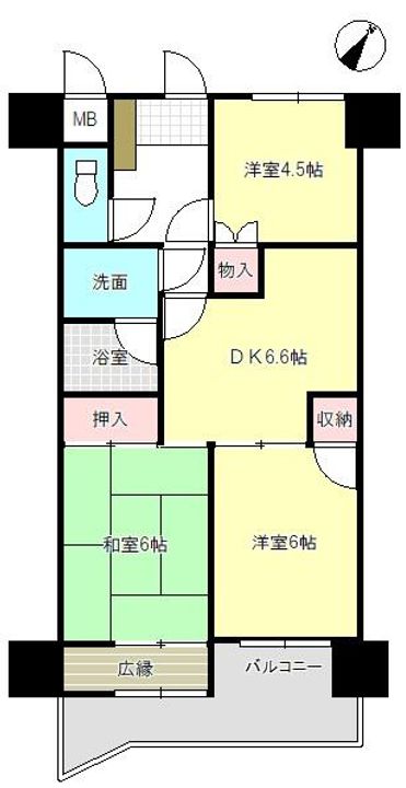 セントラルヒルズ高崎の間取り