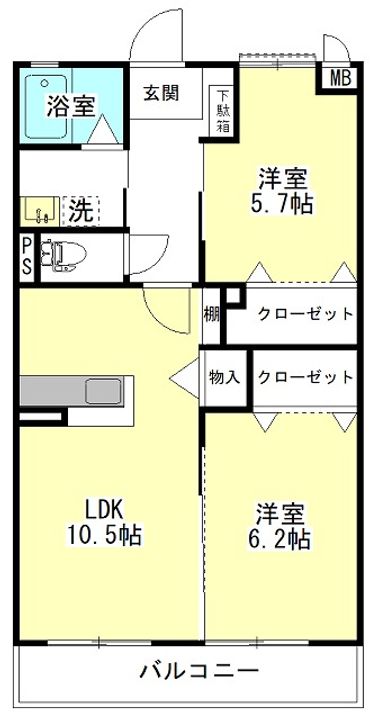 ミリオンドリームの間取り