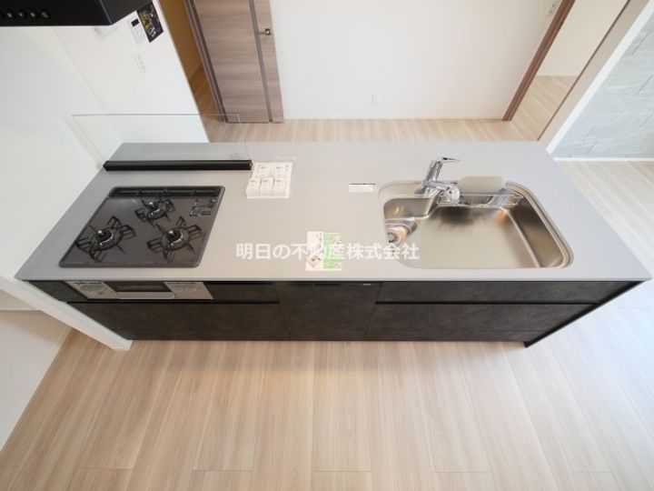 大阪府大阪市東住吉区南田辺4(アパート)の賃貸物件のキッチン