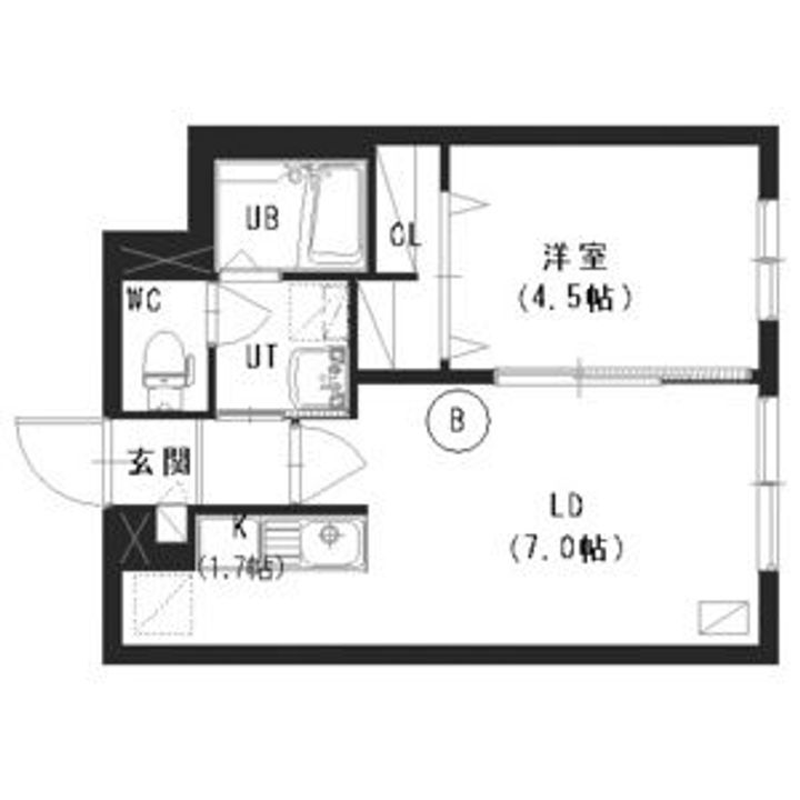 北海道札幌市北区北三十四条西4(マンション)の賃貸物件の間取り