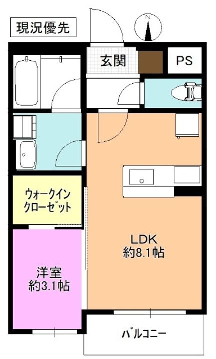 フィオーレ・ケンの間取り
